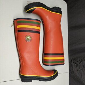 Pendleton Heritage Tall Rainier National Parks Rubber Rain Boot Red w/ Stripes